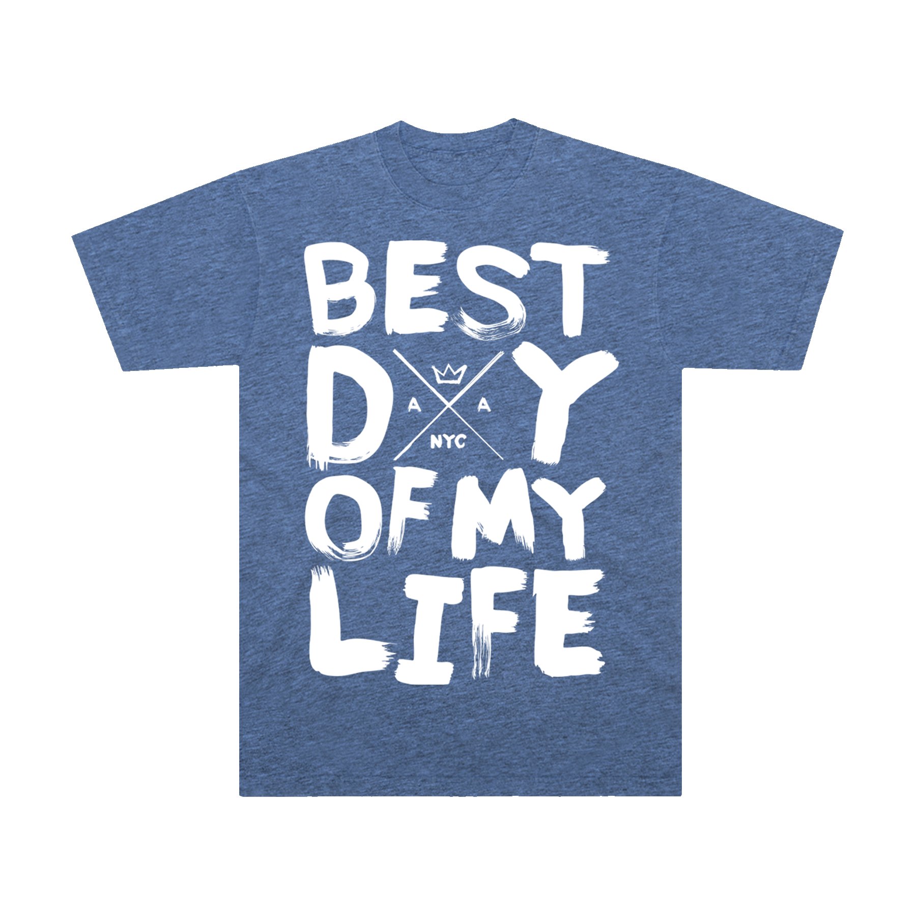 Best Day of My Life Tee (Vintage Royal)