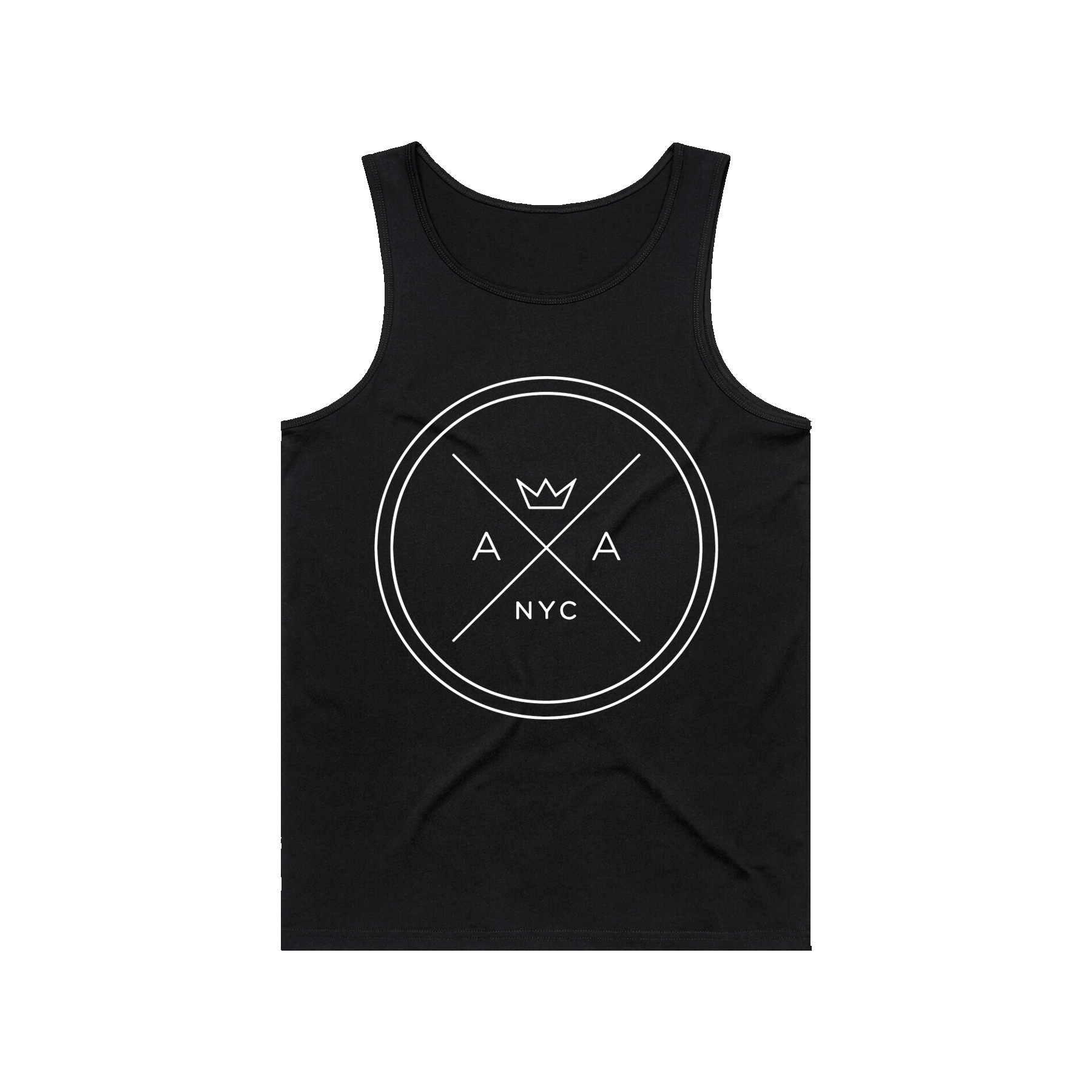 Circle Logo Tank (Black)
