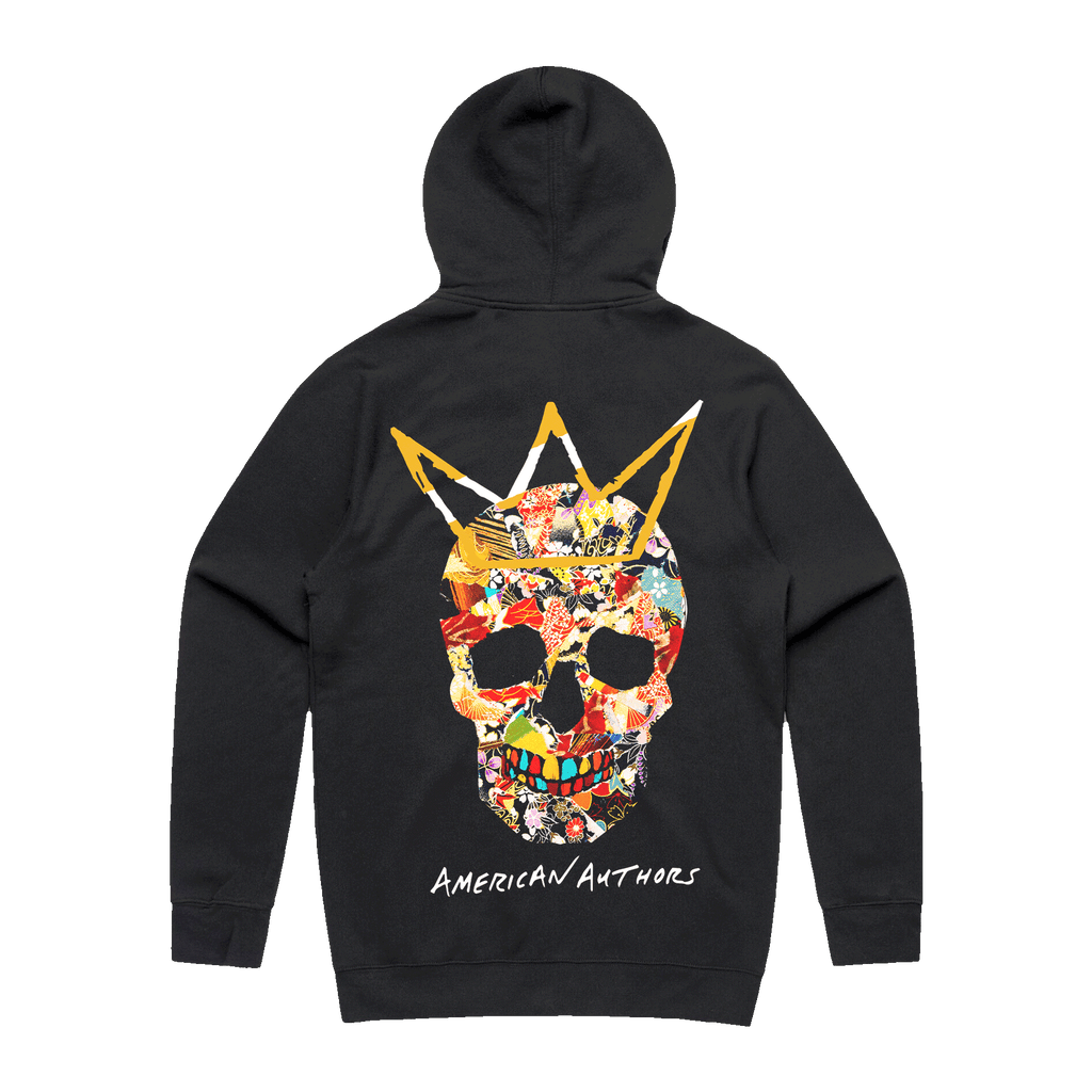 Collage Skull Hoodie (Graphite)