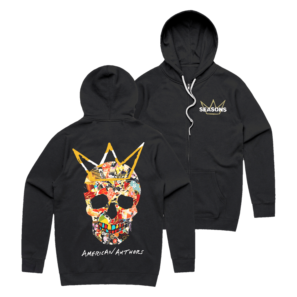 Collage Skull Hoodie (Graphite)