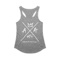 Hand Drawn Logo Ladies Racerback (Heather Grey)