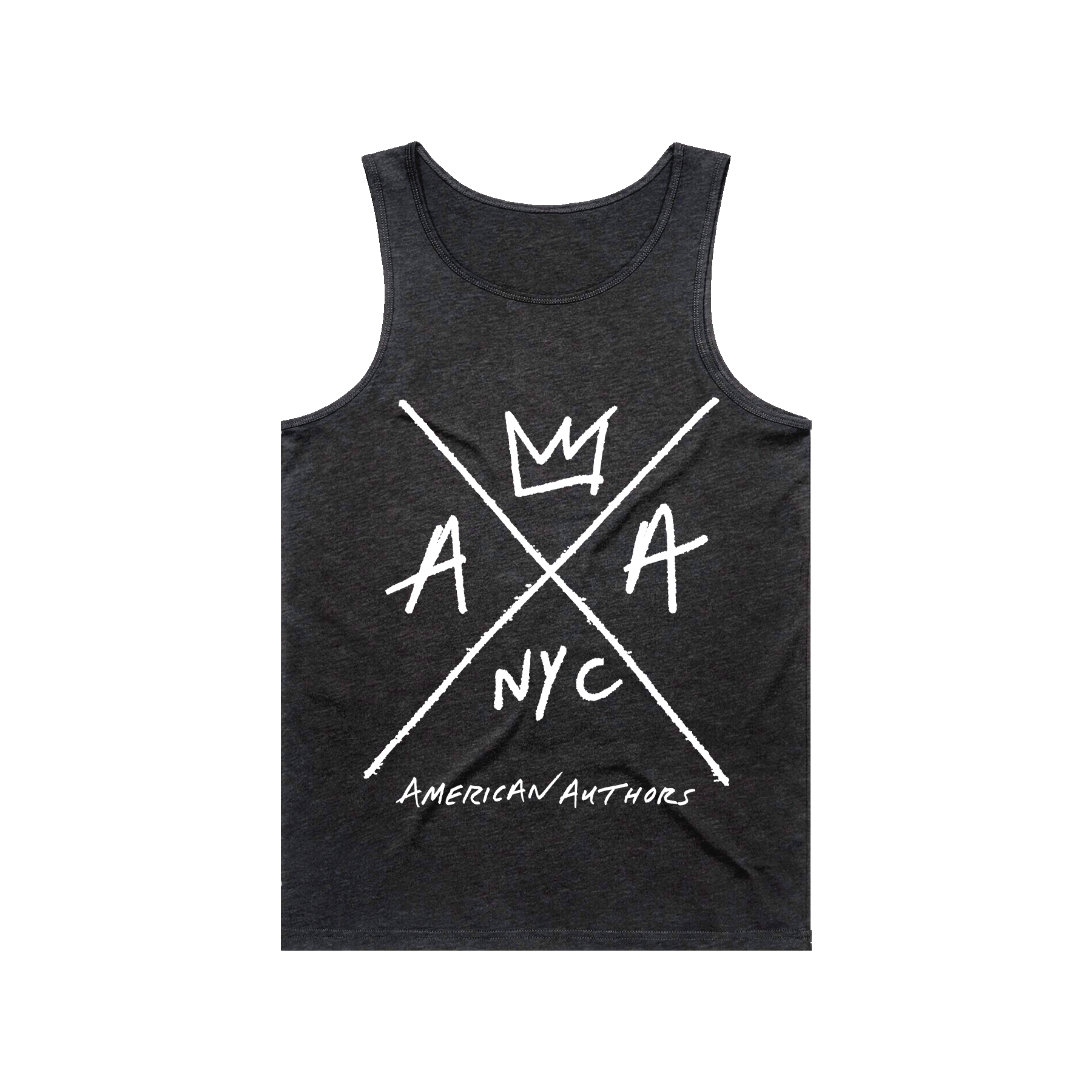 Hand Drawn Logo Tank (Tri-Black)