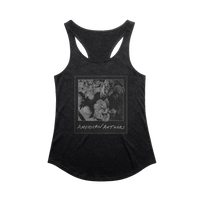 Polaroid Flowers Racerback (Heather Black)