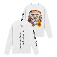 Stay Around L/S Tee (White)