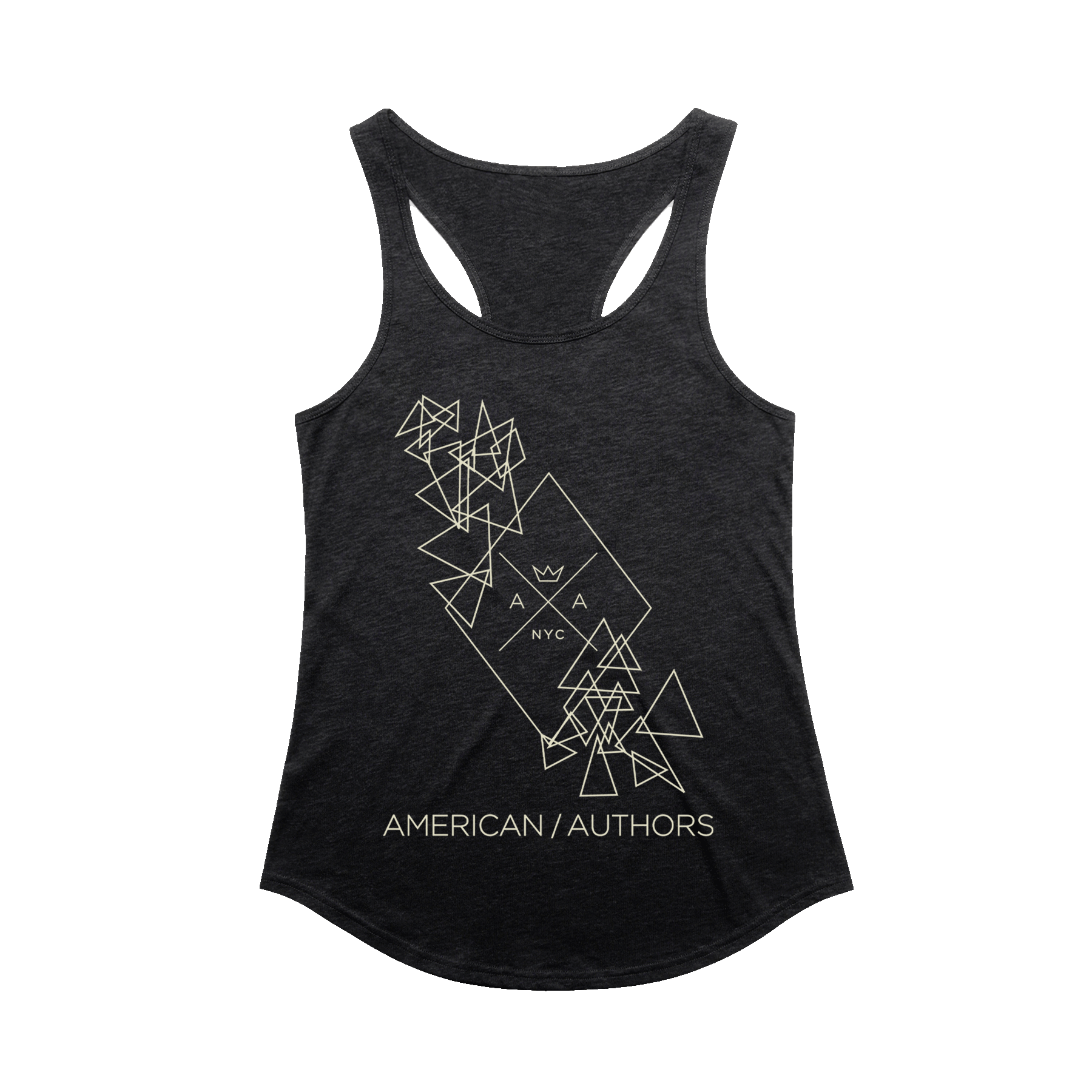 Triangle Racerback (Heather Black)