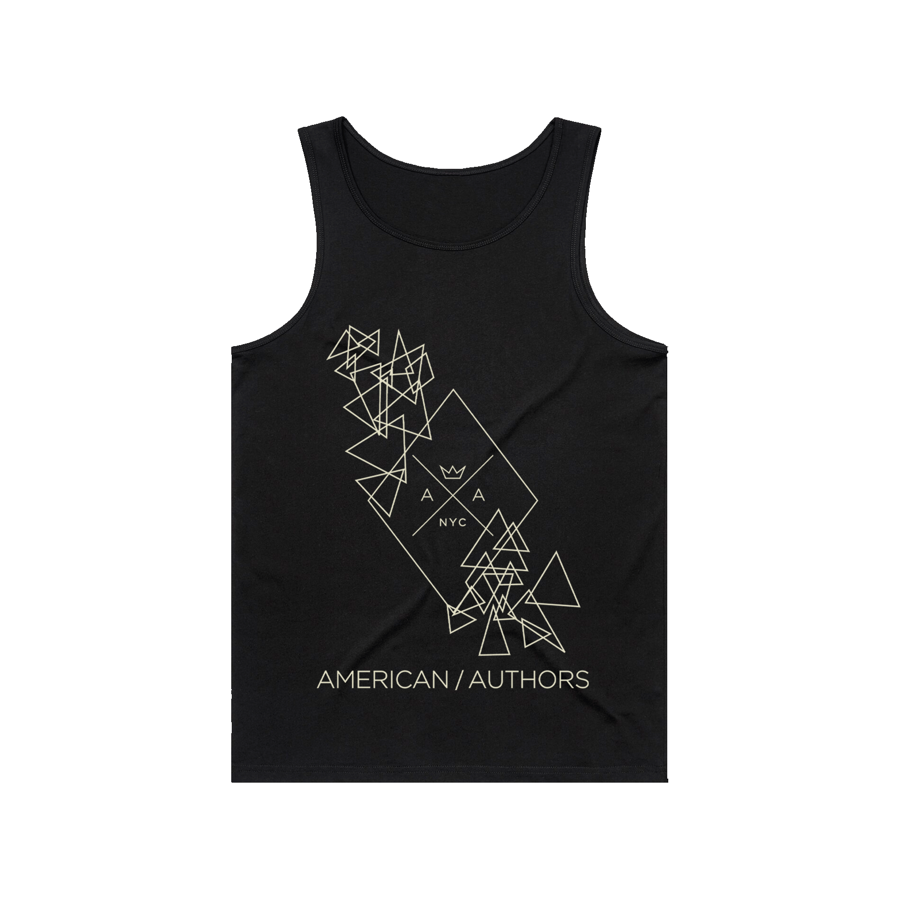 Triangles Tank (Black)