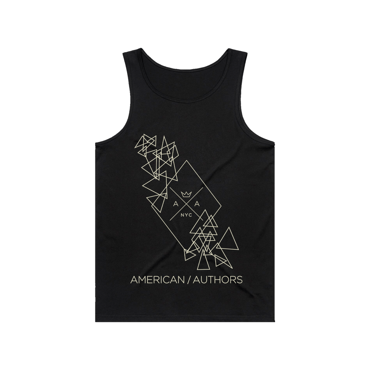 Triangles Tank (Black)