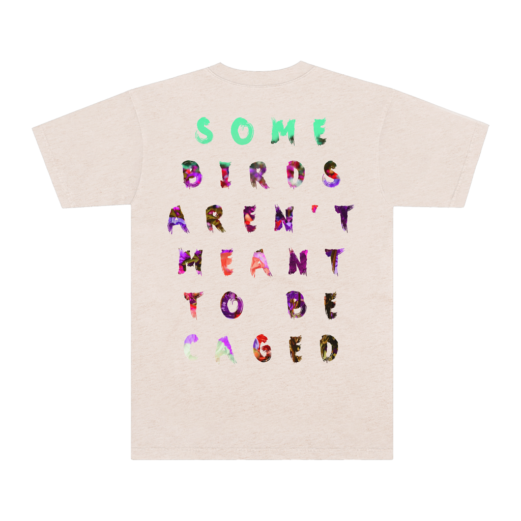Caged Tee (Tri-Oatmeal)