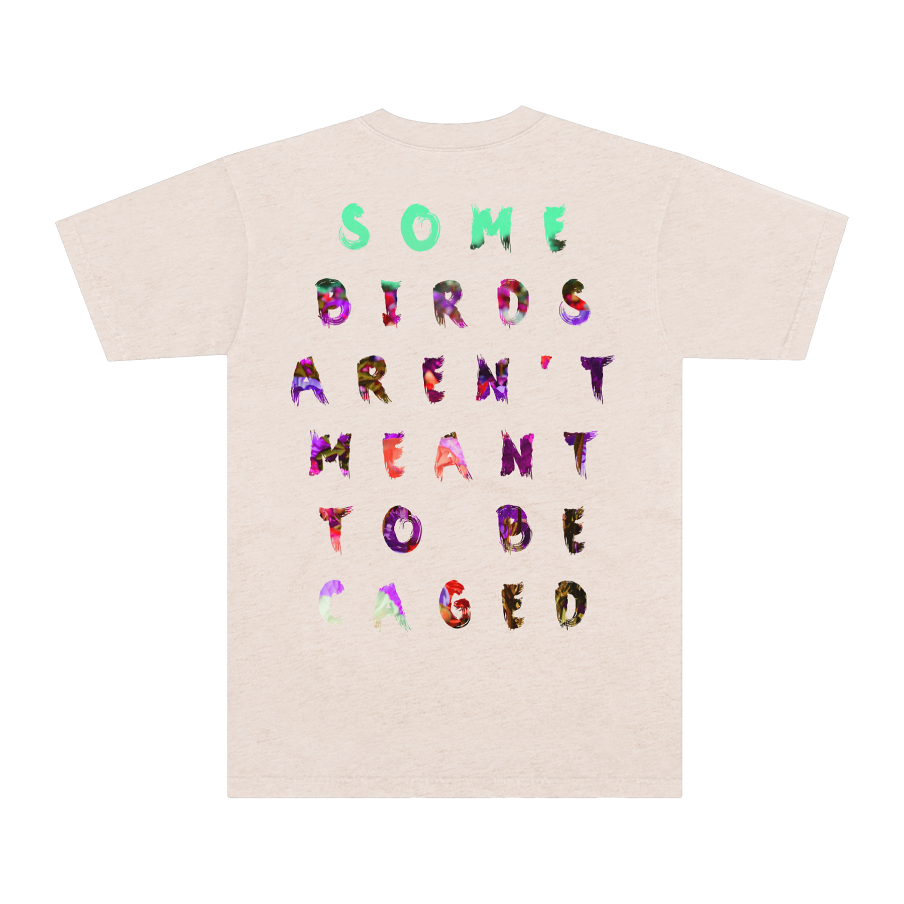 Caged Tee (Tri-Oatmeal)