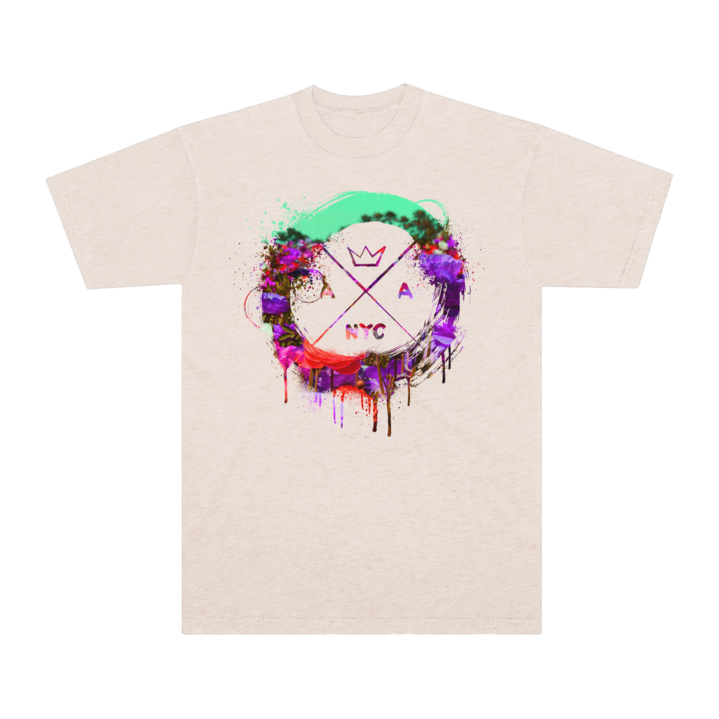 Caged Tee (Tri-Oatmeal)