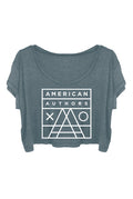 Shapes Crop Top (Mossy)
